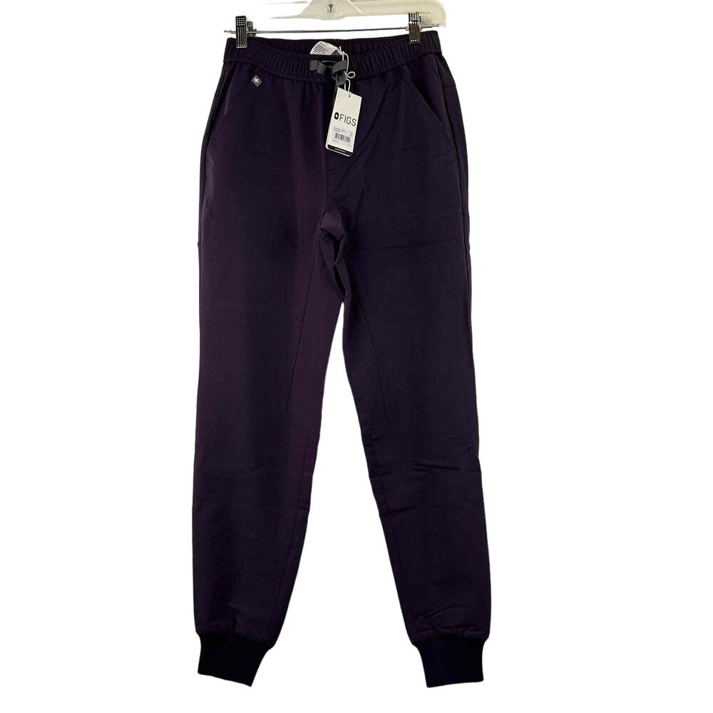 FIGS Purple Tansen Elastic Waistband Jogger Pants Size Extra Small XS NWT
